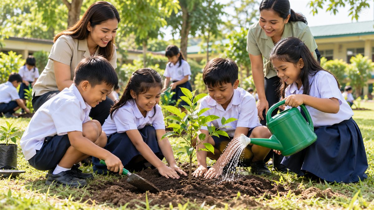 Rizal Elementary School Champions a Greener Future Through Tree Planting Initiative